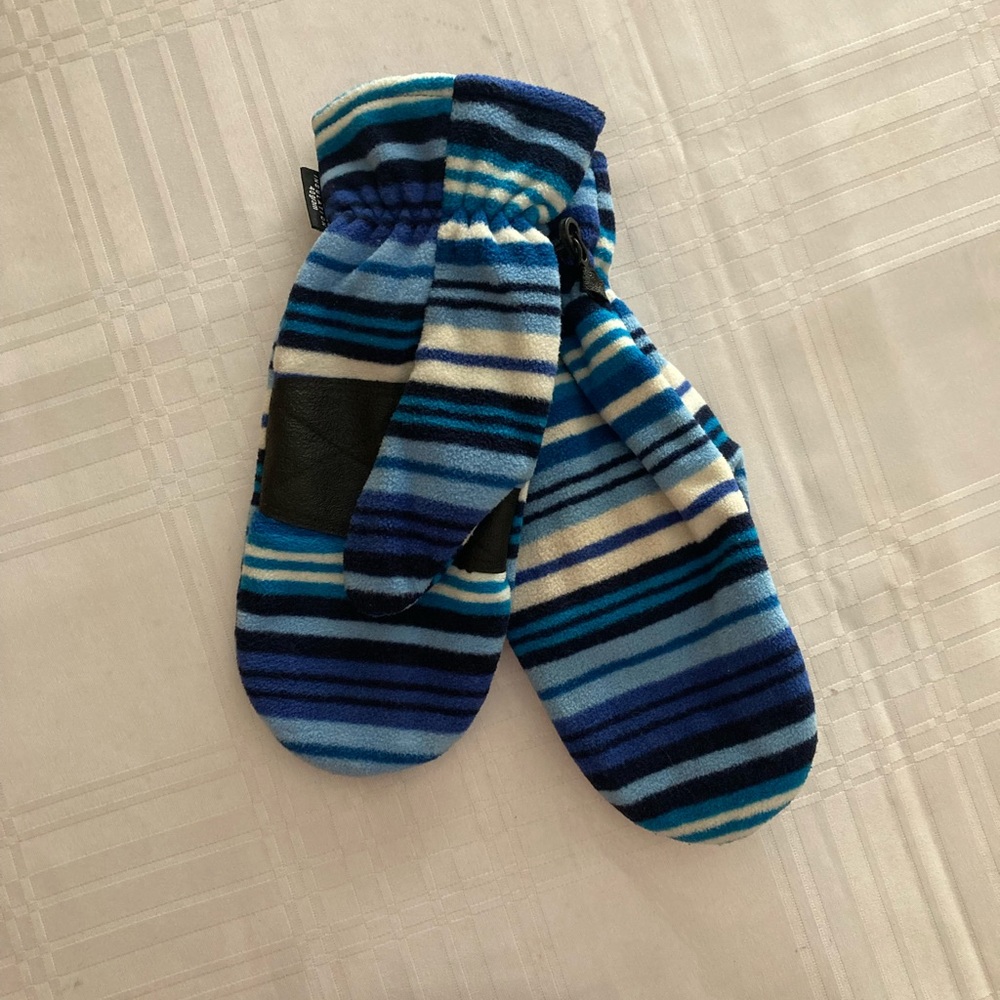 Blue mittens